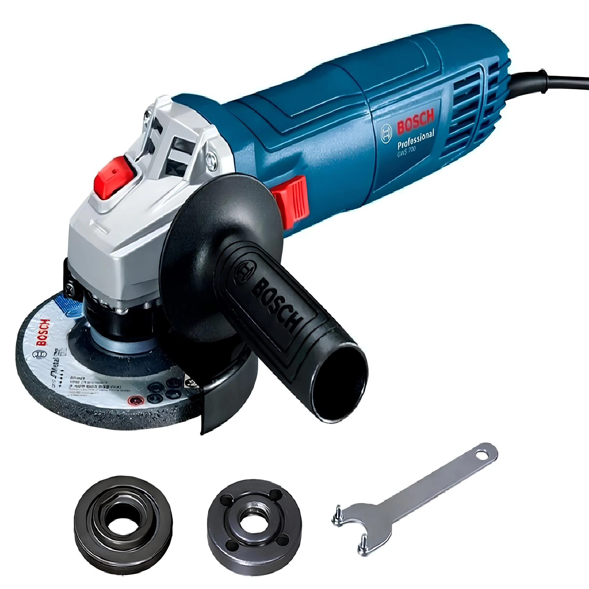 Esmerilhadeira Angular 4.1/2'' 710W 220V GWS 700 Profissional C/ 5 Discos Bosch - Image 4
