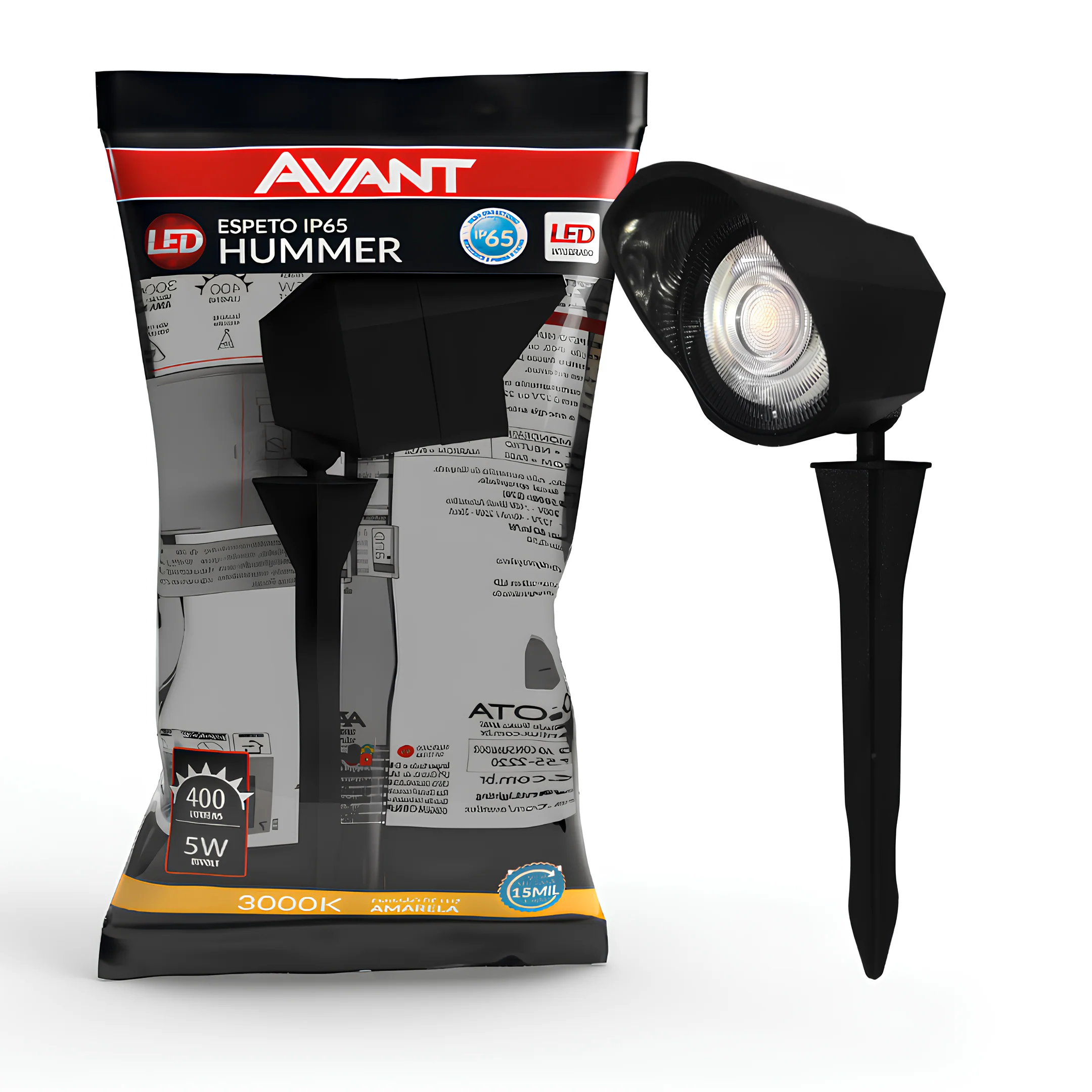 Luminaria Led Espeto Jardim 5W 400Lm 38° Ip65 Bivolt Avant - Image 25