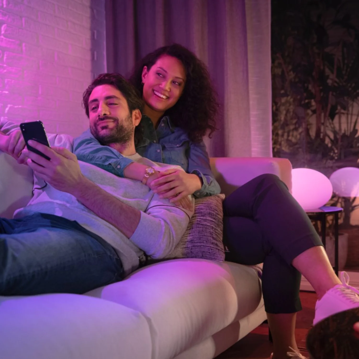 Plafon Tower Redonda Face Recuada branco Philips Hue Smart - Image 17