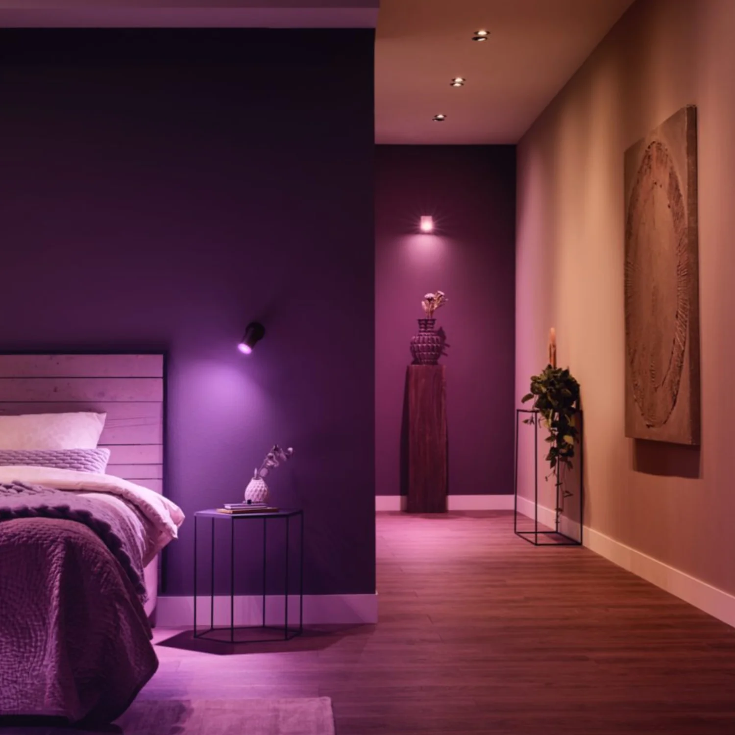 Plafon Tower Redonda Face Recuada branco Philips Hue Smart - Image 6
