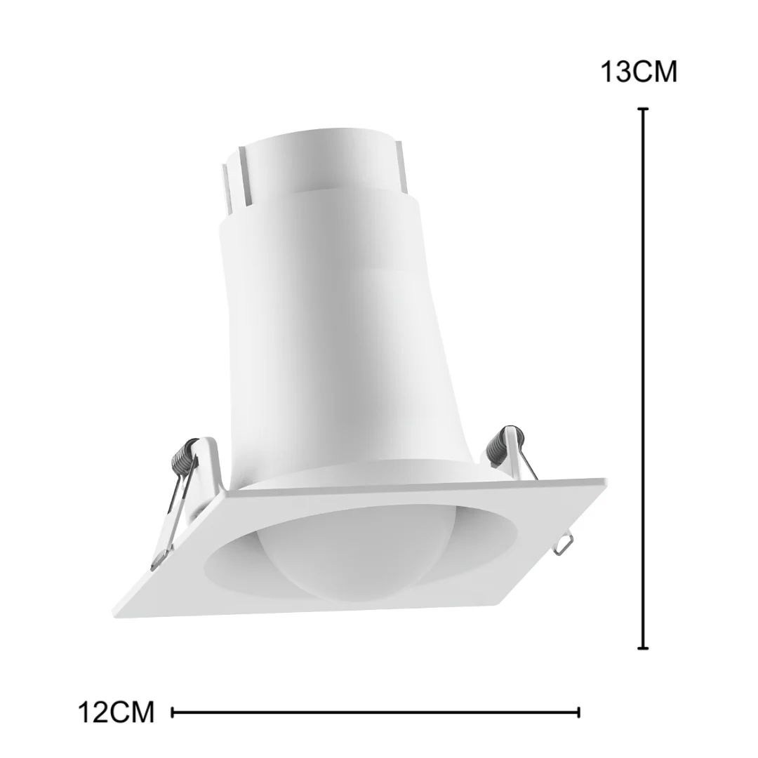 Spot Led Quadrado Embutir Branco Bulbo 17W 1521Lm Bivolt Osram - Image 8